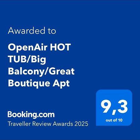 Openair Hot Tub/Big Balcony/Great Boutique Apt Atena Exterior foto